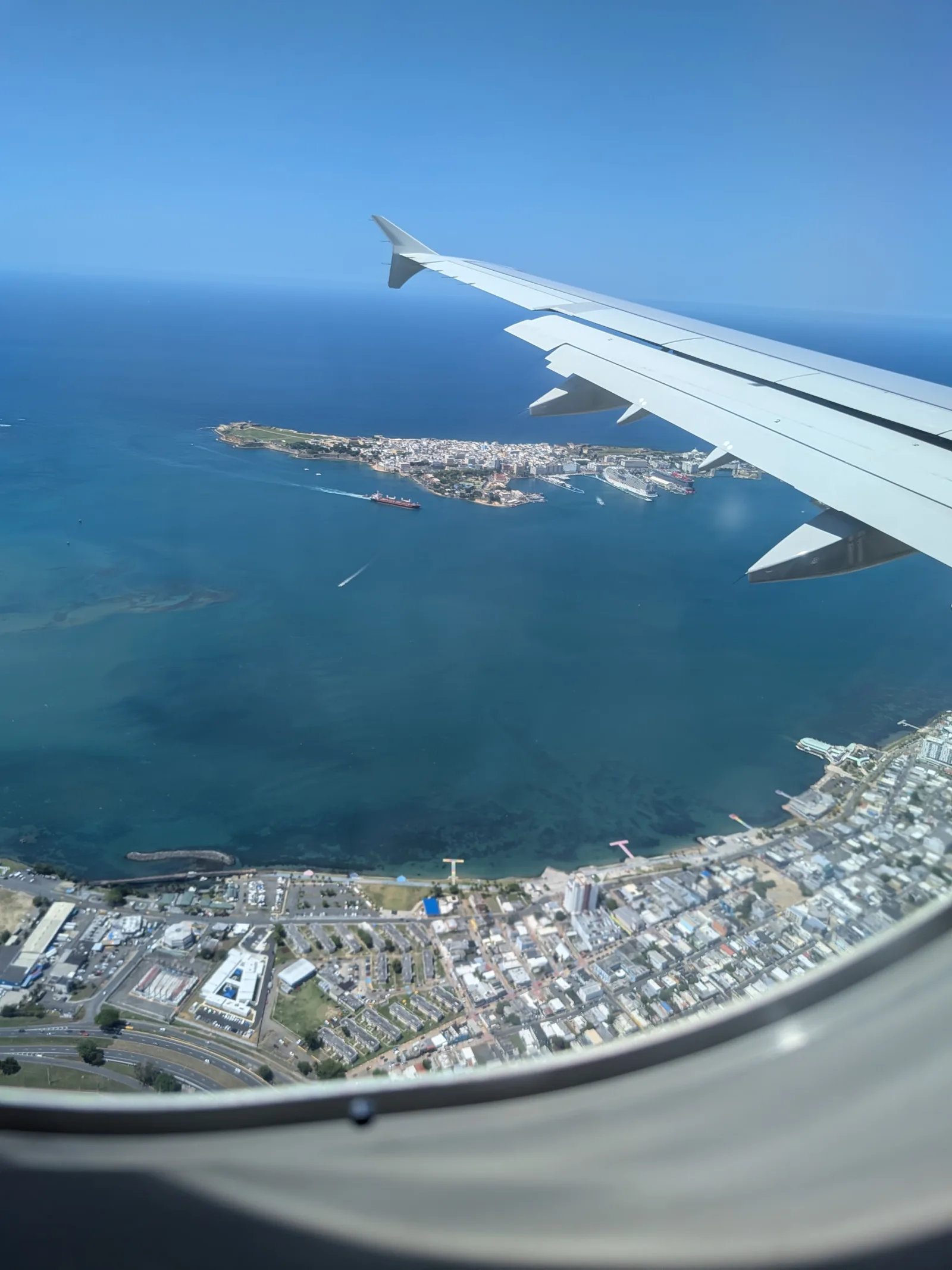 Descending over San Juan