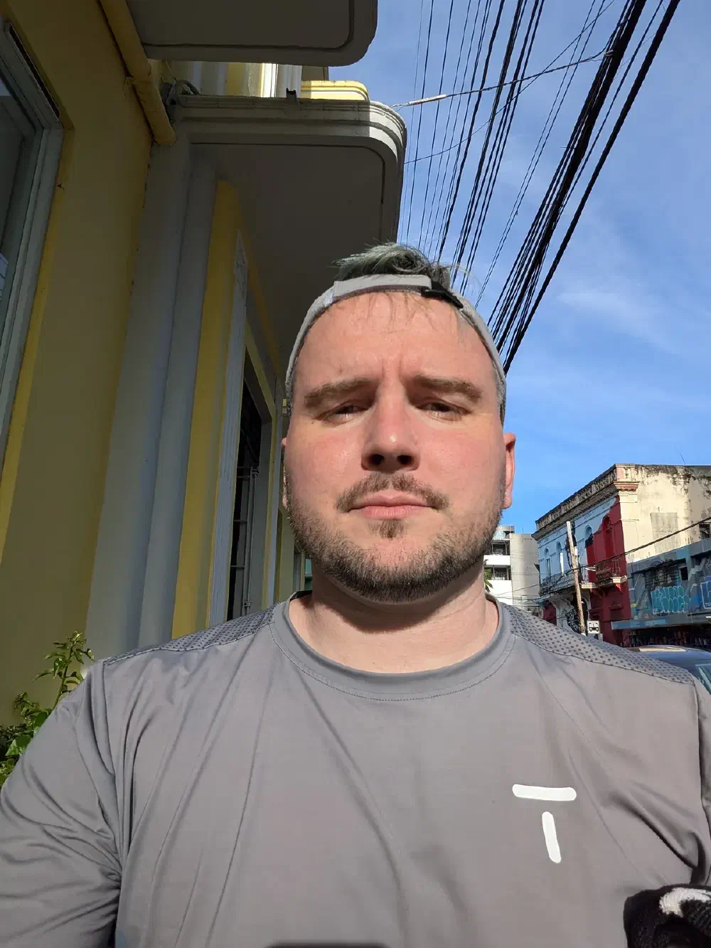 Post-haircut on the street