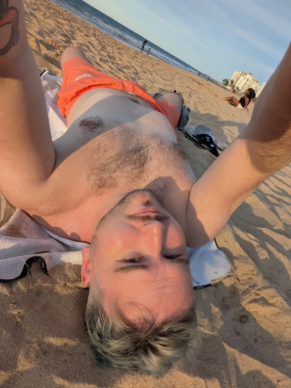 Golden hour on the sand