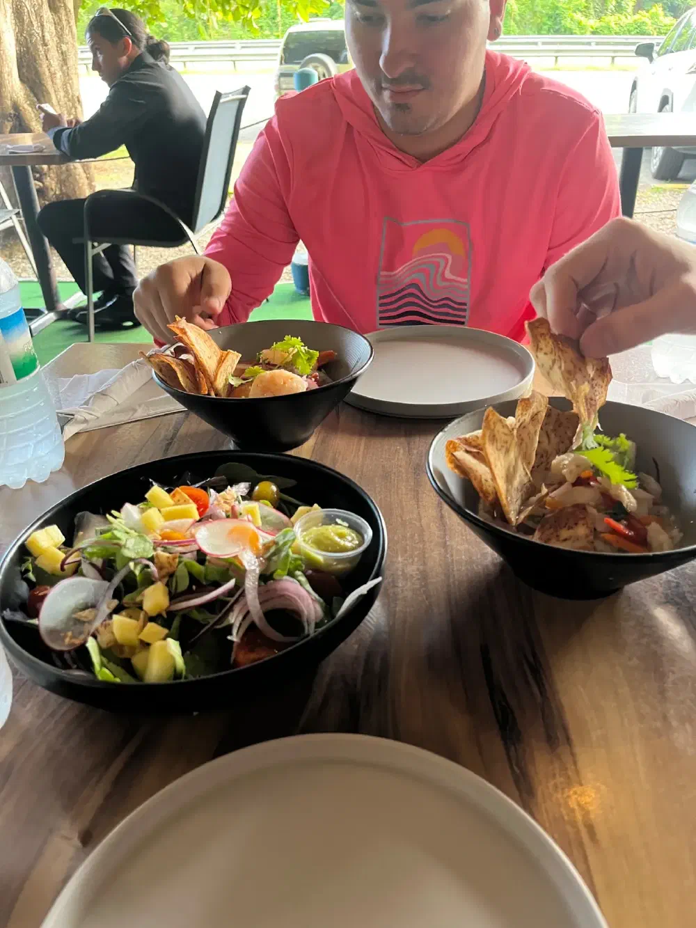 Ceviche after the hike