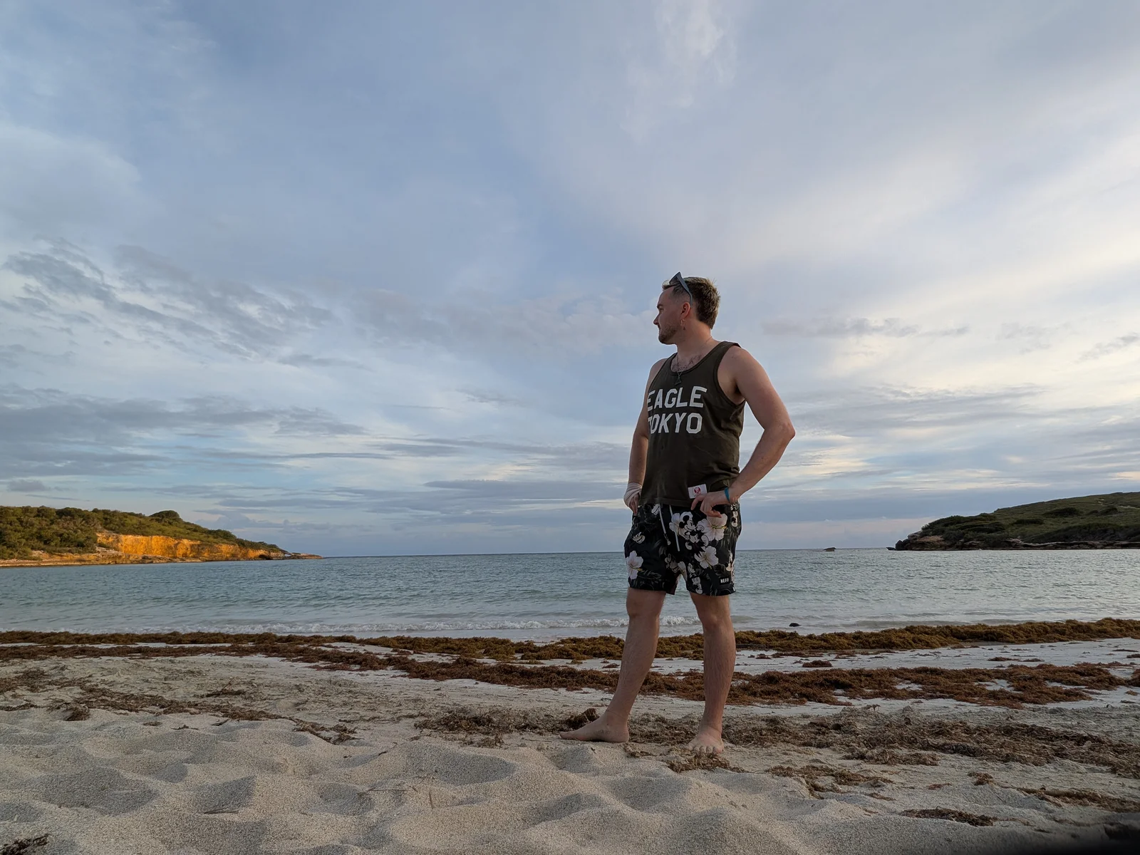 Beach at golden hour