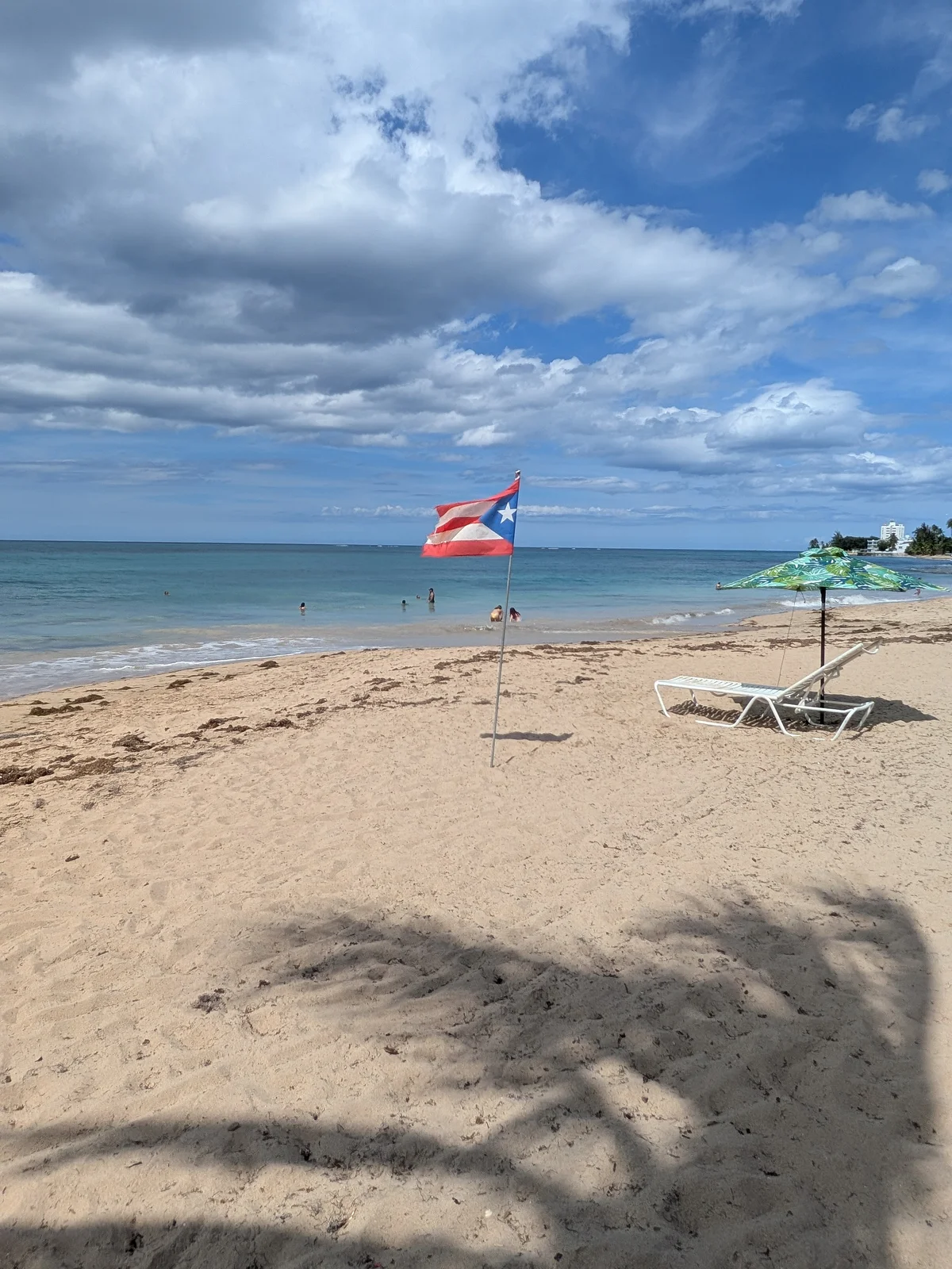 PR flag on Condado beach