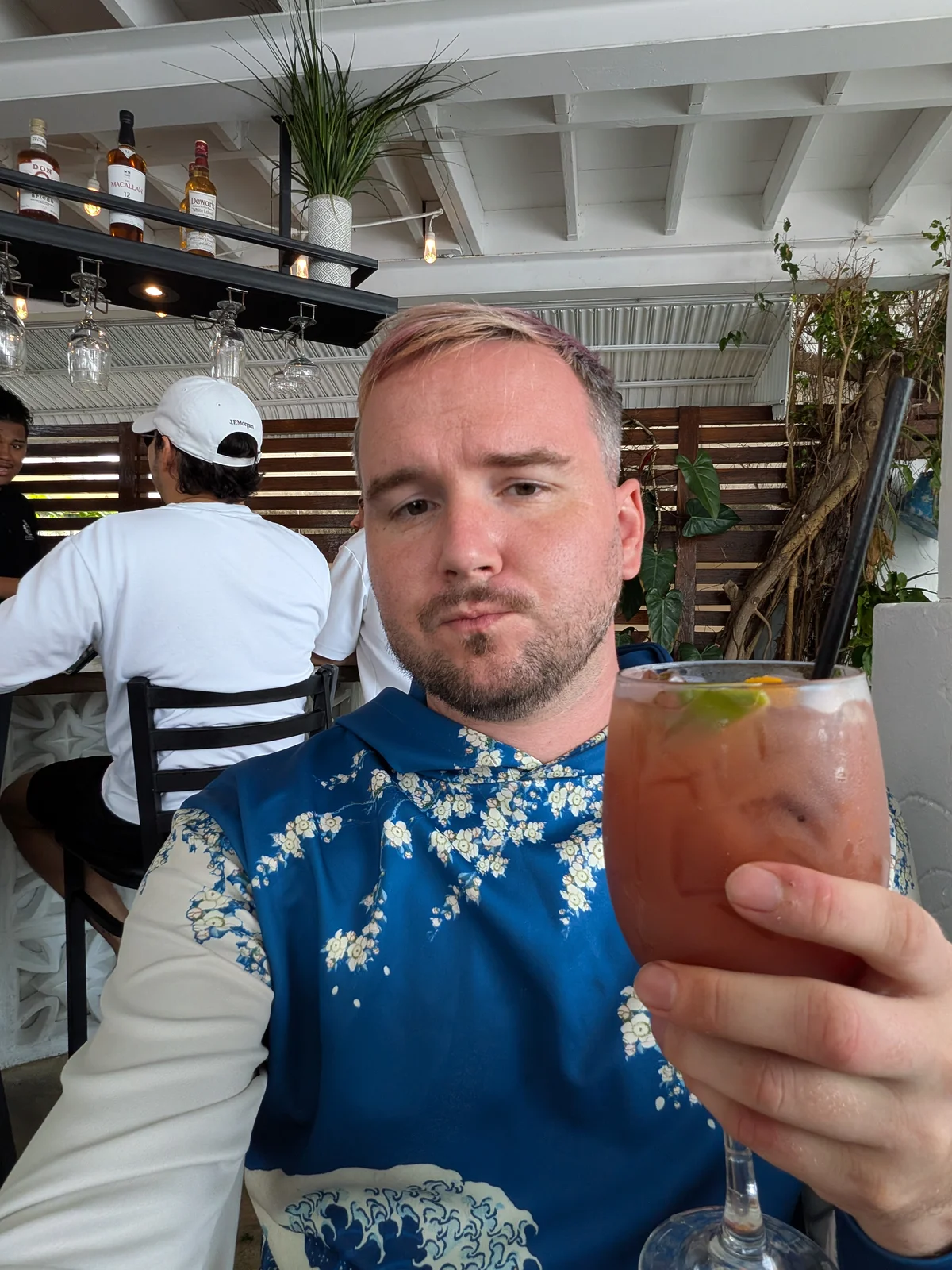 Post-lunch cocktail