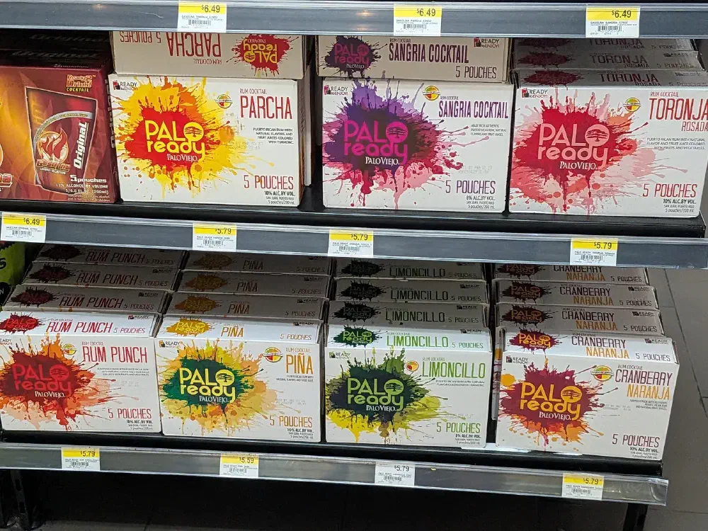 Palo Ready pouches at the corner store